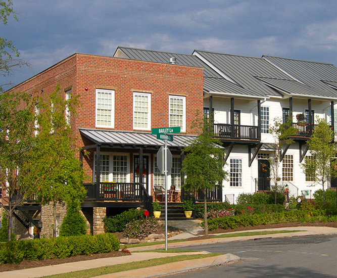 Woodstock Downtown EcoFriendly Homes, Mixed Use Community